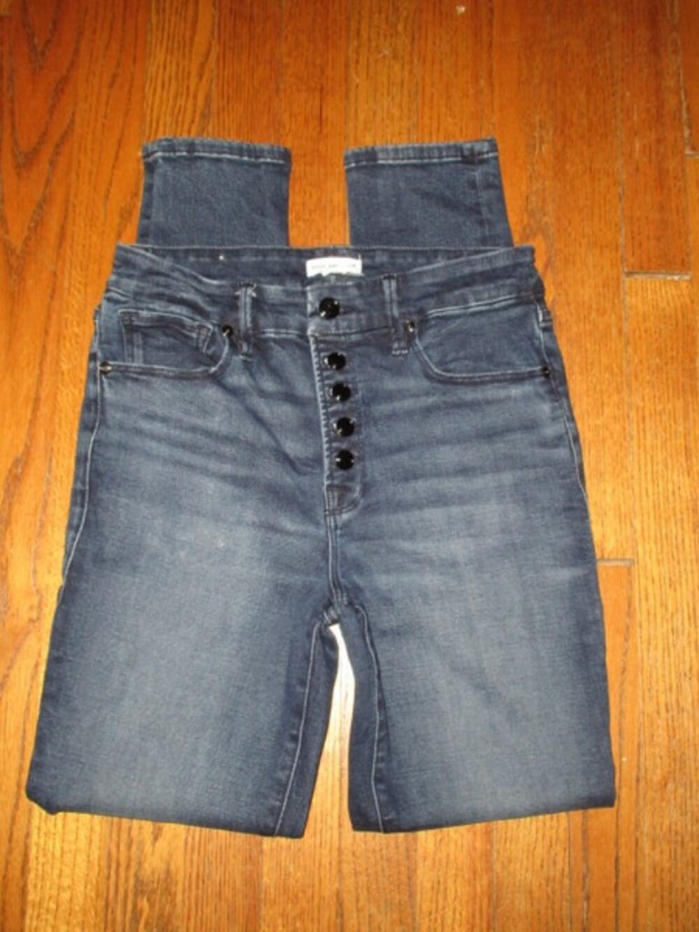 GOOD AMERICAN Skinny Hi-Rise Jeans